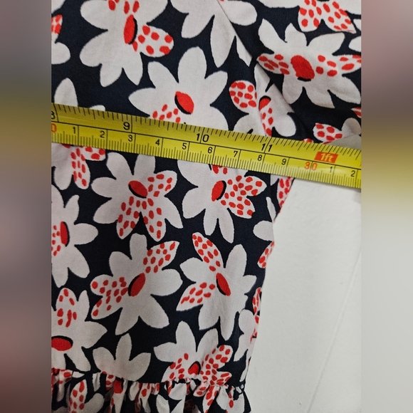 NWT J. Crew Crewcuts Girls Cotton Blend Daisy Print Dress - Picture 8 of 8